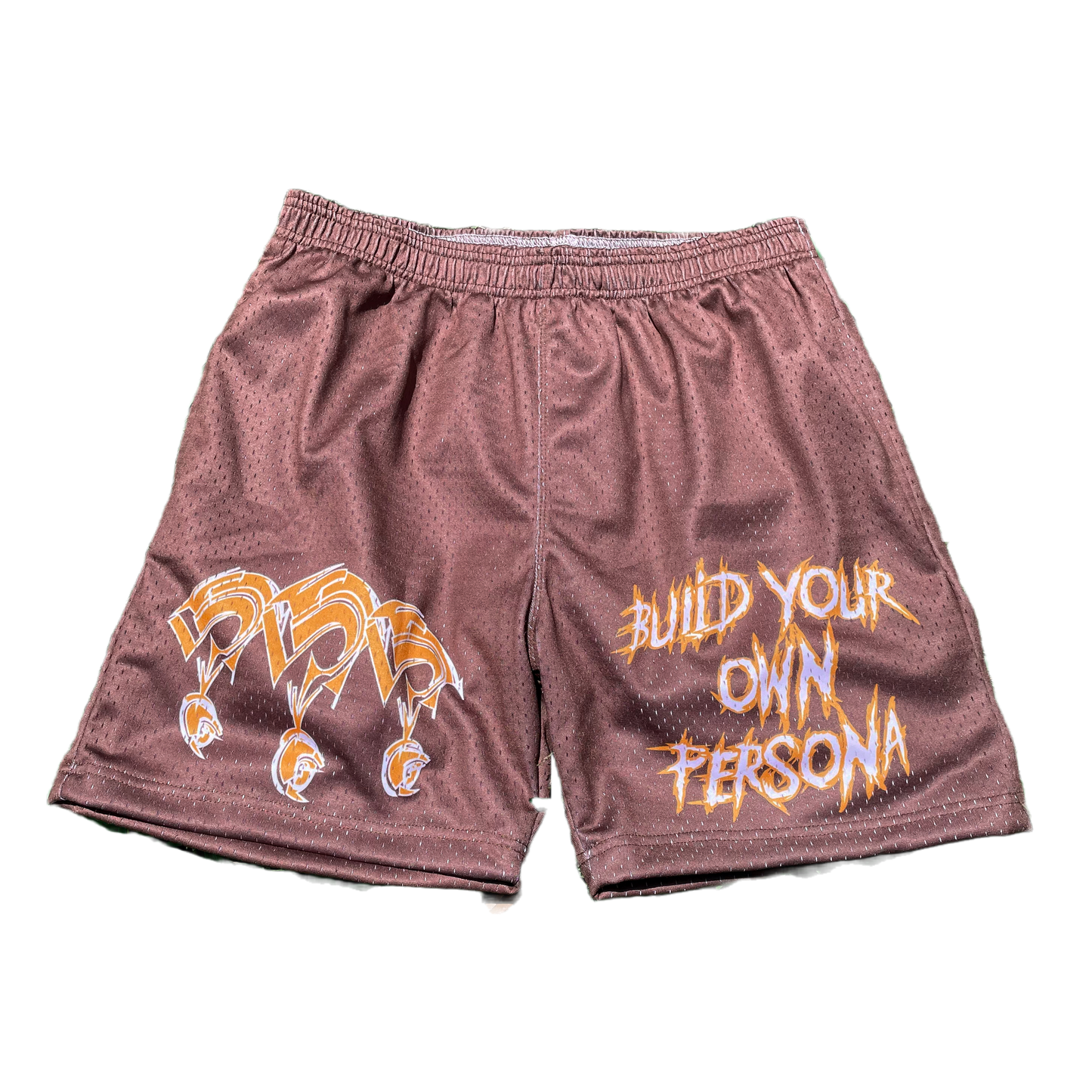 BROWN V1 MESH SHORTS